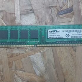 Оперативная память ddr3 4 gb 1333, crucial