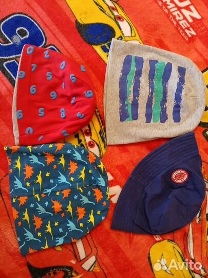 Шапки детские для мальчиков 50 р-р