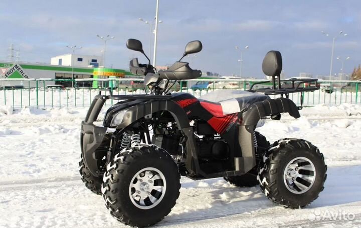 Квадроцикл Yacota Sela 200 Pro с белой полосой