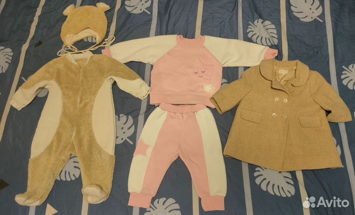 Одежда пакетом на девочки 74-86