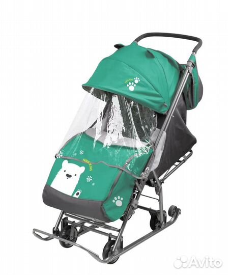 Санки-коляска Nika 4-2