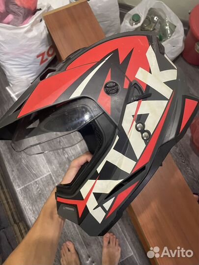 Кроссовый шлем ataki