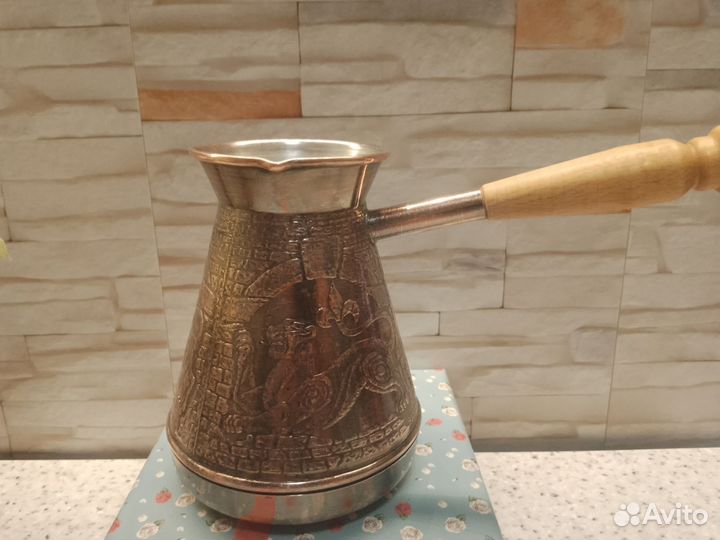 Турка медная 650 мл