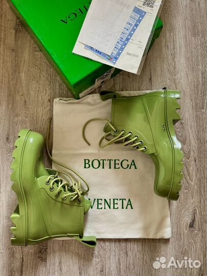 Ботинки резиновые bottega veneta 38