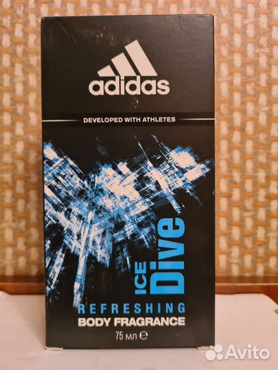 Парфюмерная вода мужская adidas Ice Dive, 75мл