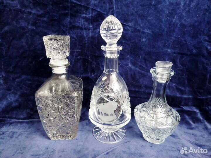 Графин хрустальный СССР хрусталь, для водки