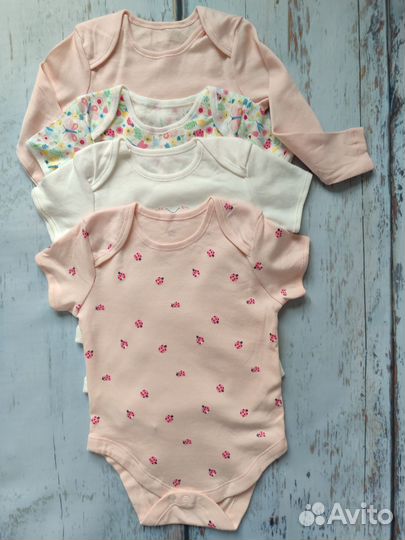 Боди Primark комплект из 4 шт 98 см для девочки