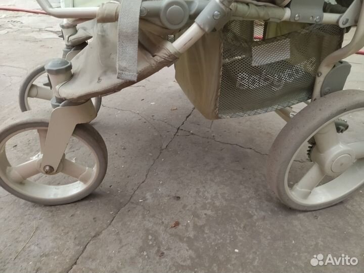 Прогулочная коляска для двойни бу