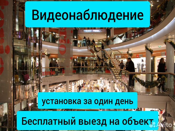 Видеонаблюдение для торгового центра