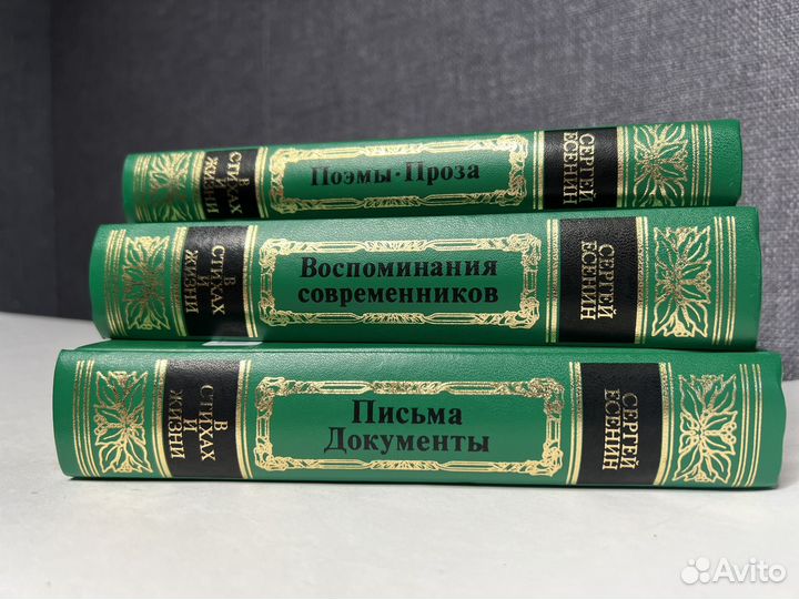 Сергей Есенин в стихах и жизни. Комплект из 3 книг