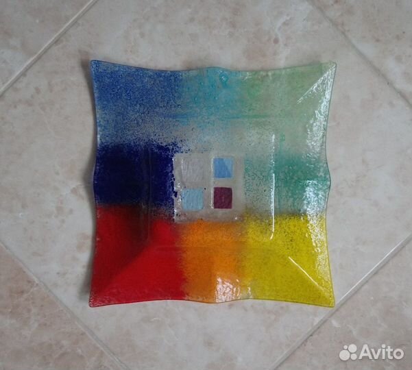 Тарелка Муранское стекло Италия