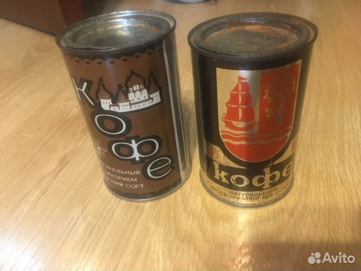 Жестяные коробочки и банки