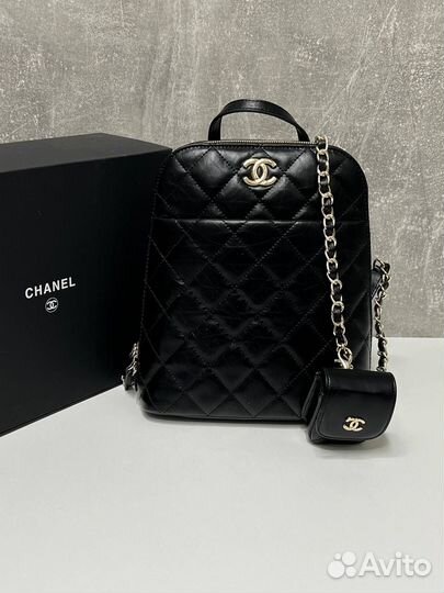 Рюкзак chanel натуральная кожа