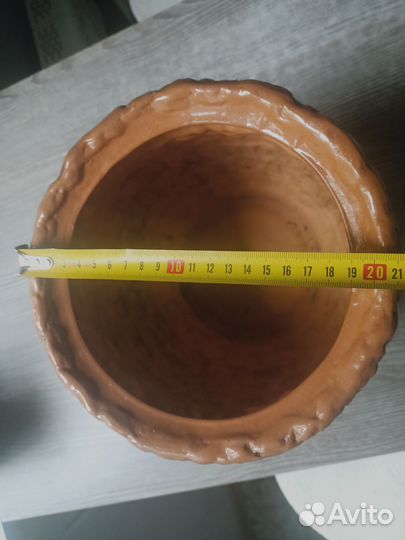 Горшок для цветов керамика большой h20