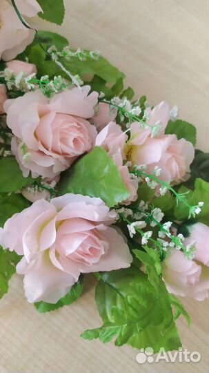 Цветочная композиция+Венок цветочный