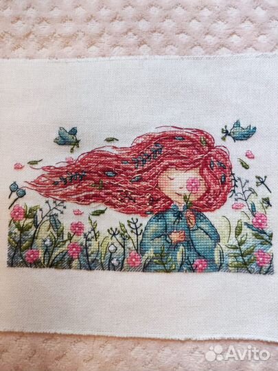 Картина, вышитая крестиком 