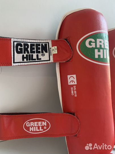 Щитки для защиты голени и стопы Green hill