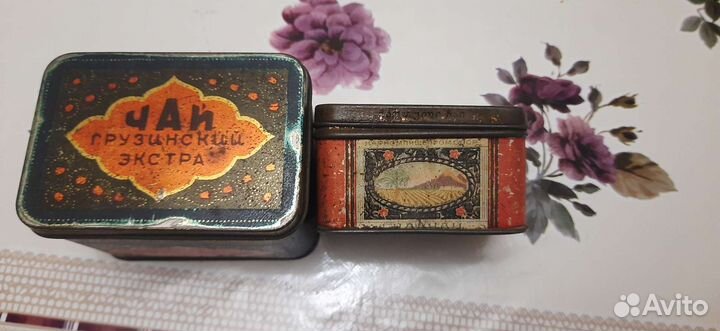 Коробки из под чая СССР
