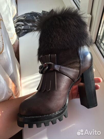 Ботильоны зимние