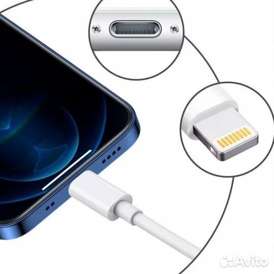 Зарядка для iPhone адаптер + Кабель