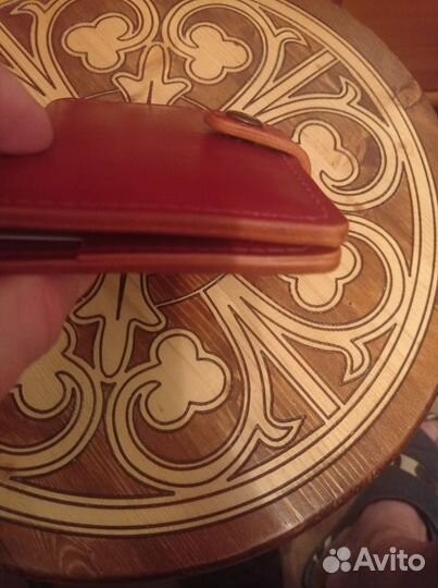 Обложка для паспорта натуральная кожа, руч. работа