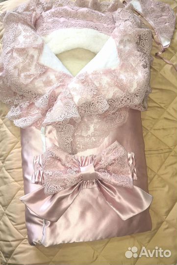 Конверт на выписку зимний для девочки