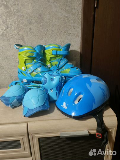 Детские ролики и защита