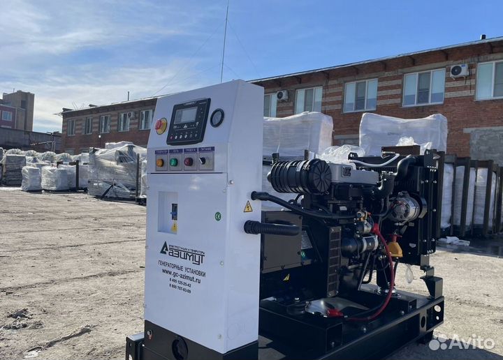 Дизельный генератор 12 кВт Открытый на раме