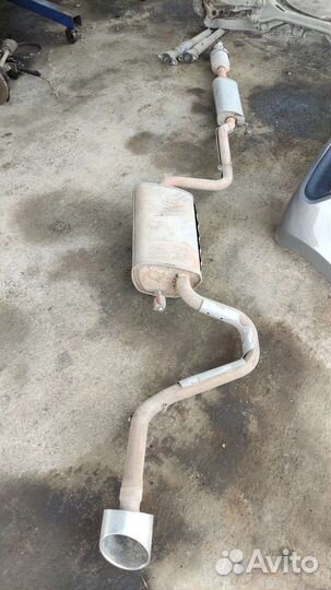 Выхлопная система на Киа Сид 2 JD. 12-18. Хэтч