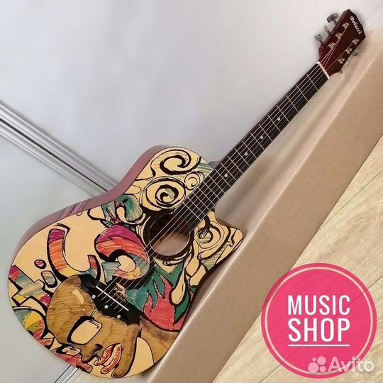 Гитара акустическая новая