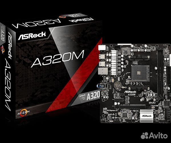 Комплект Ryzen 3 1300x, Asrock A320M, 16gb Samsung