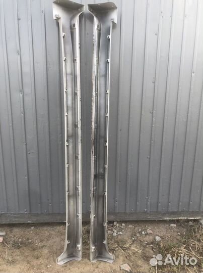 Пороги пластик подножка LC200 крузак