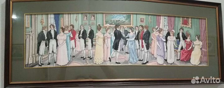 Вышивка счетный крест (Дворянское собрание)