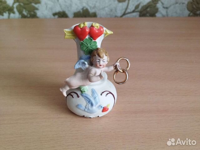 Ангелочек вазочка гдр