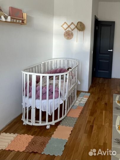 Детская кровать трансформер с маятником