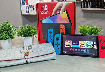 Чипованная Nintendo Switch Oled 200Gb + 40Игр