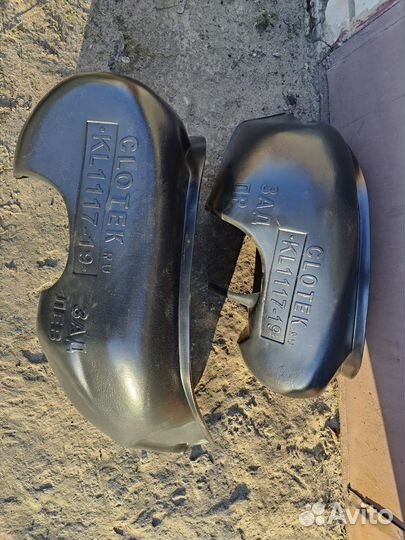 Подкрылки локеры задние Калина