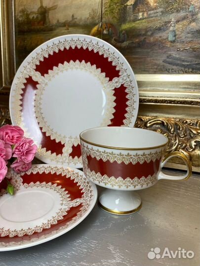 Чайное трио Lichte Porzellan Fine China