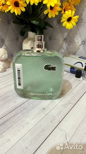 Lacoste L.12.12 blanc eau fraiche 96 ml(с витрины)