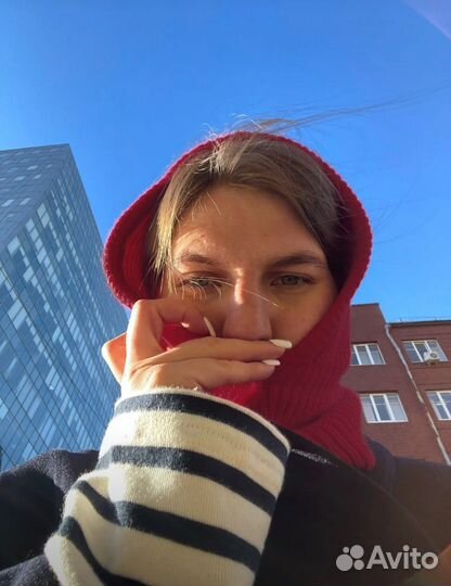 Балаклава вязаная / капор / шапка