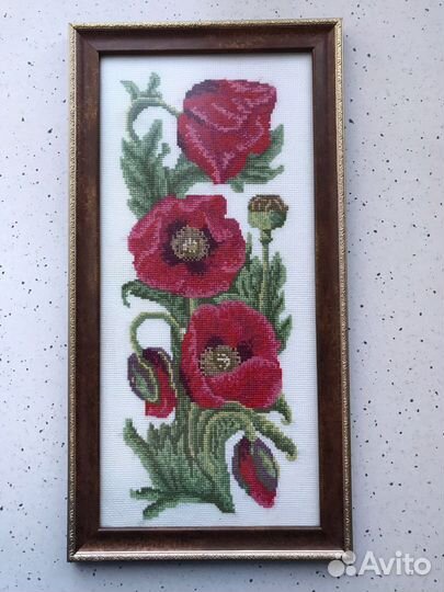 Картина вышитая крестом