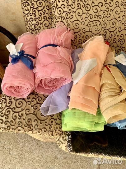 Банты на стулья + рулоны вуалей