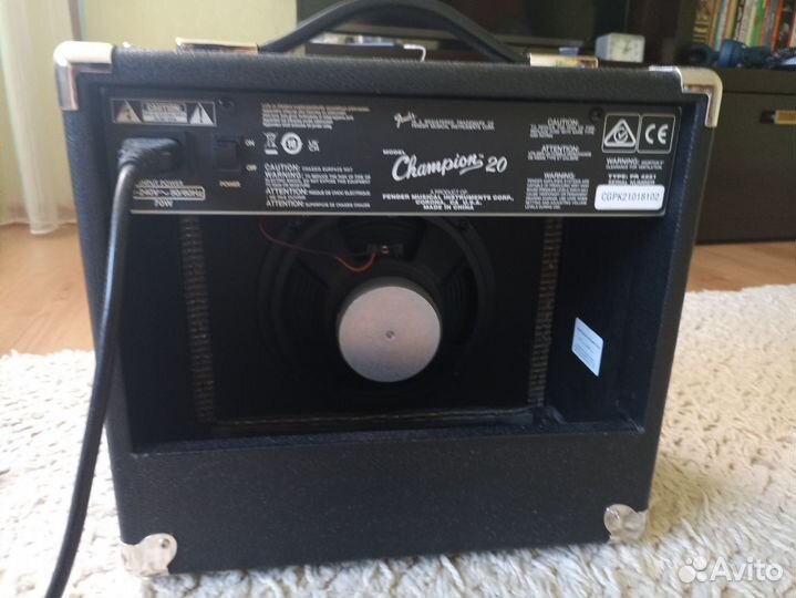 Гитарный комбоусилитель fender champion 20t