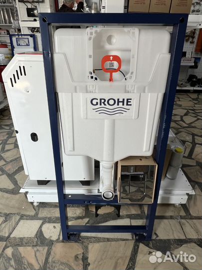 Инсталляция grohe для подвесного унитаза
