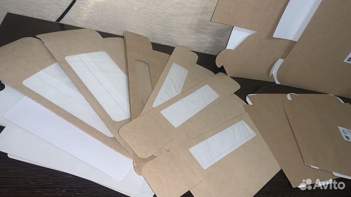 Крафтовая упаковка бумажная кондитерская