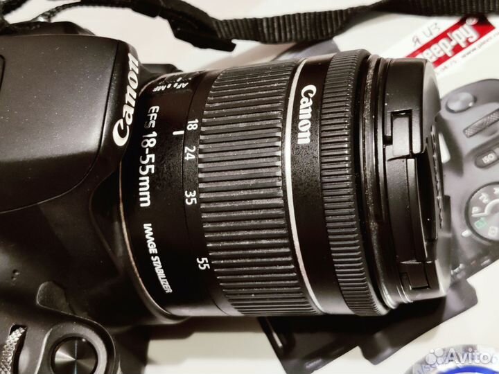 Зеркальный фотоаппарат canon eos 200d 18-55mm