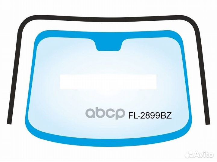 Молдинг лобового стекла (П-образный) Toyota