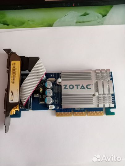 Видеокарта agp zotac 256mb ddr2