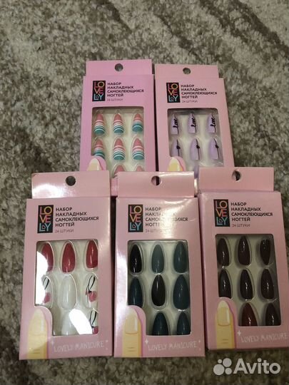 Накладные ногти самоклеющиеся