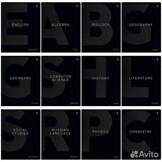 Предметные тетради 48 листов 12 шт